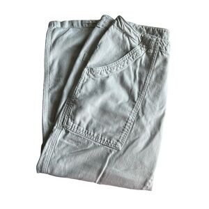 Zara Utility Pants White